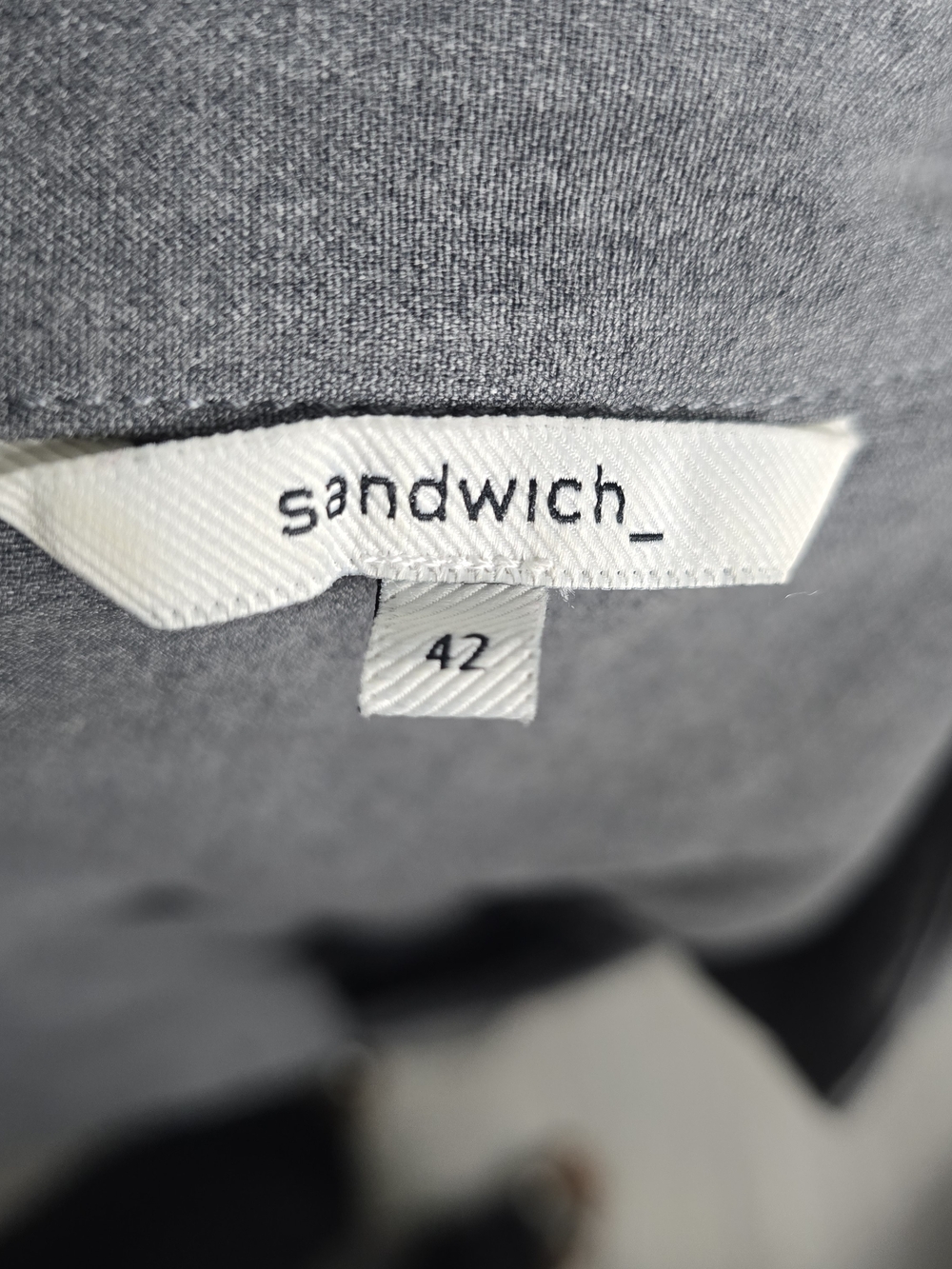 Sandwich Gray Popover Shirt Dress - Picture 8 of 8
